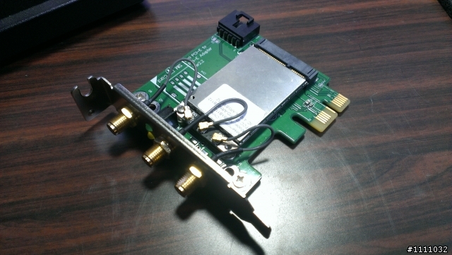 [分享] mini PCi-E 無線網卡使用在PC上之測試