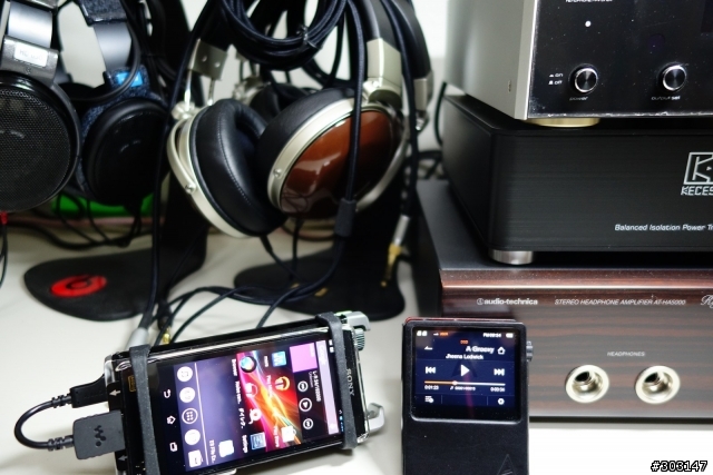 Sony Walkman NW-F887,+ PHA-2, Astell & Kern AK100 MK2 小小比較. 附ZX1, AK120