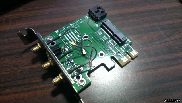 [分享] mini PCi-E 無線網卡使用在PC上之測試
