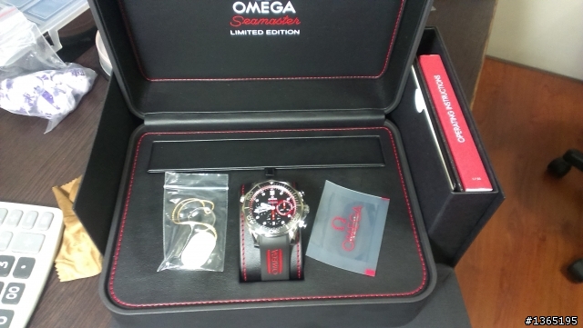 OMEGA  Seamaster  Diver ETNZ Limited Edition  之不專業 開箱  祝福錶友同好 2014新年快樂!!