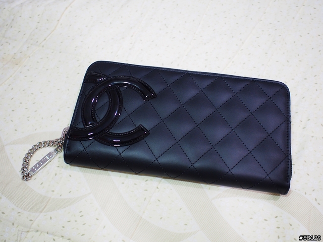[分享]Chanel A50078 康朋拉鍊長夾 結婚三週年禮物