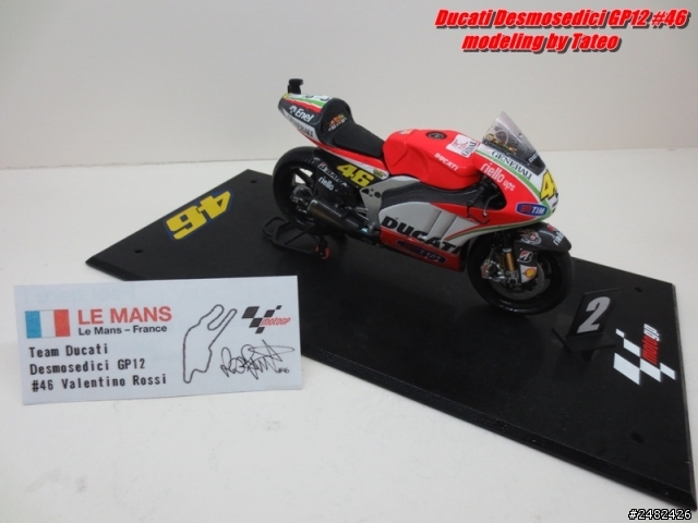 [作品分享]★Ducati  GP12 #46 ★2012 Lemans 雨戰