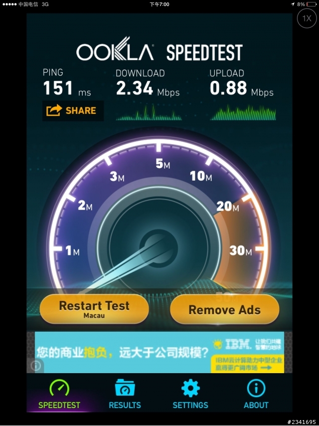 週末去了一天香港，試了他們的4G網絡，順便和大陸兩家電信公司比較。mini可支持亞太！