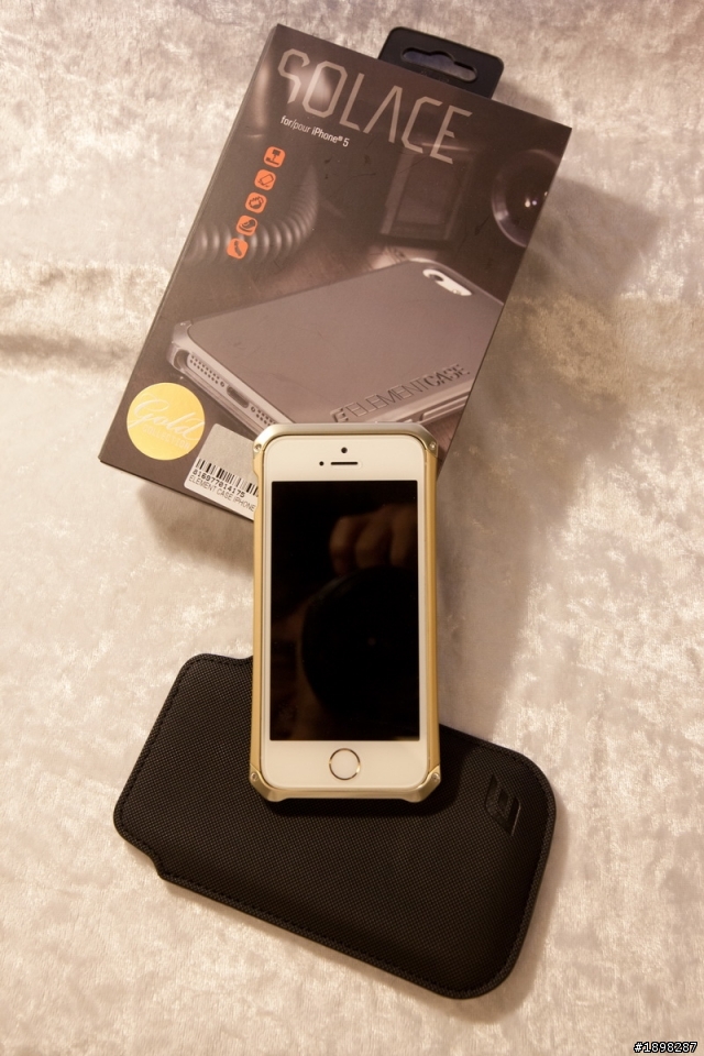 開箱文Element Case Ronin Au 璀璨金色版 iPhone 5S金色