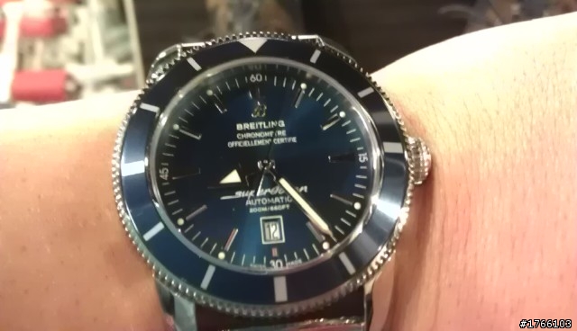 再來一隻百年靈Superocean Héritage 46mm藍水鬼