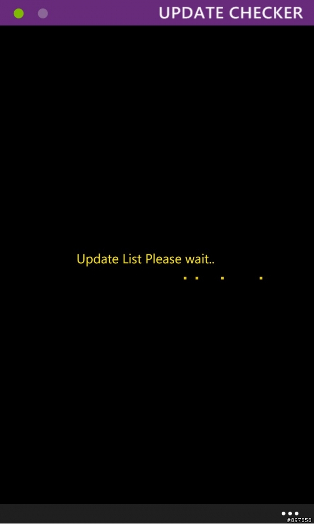 update checker 一直在更新 list