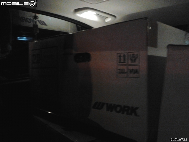20吋Work Equip E05 3片式鍛造鋁圈開箱