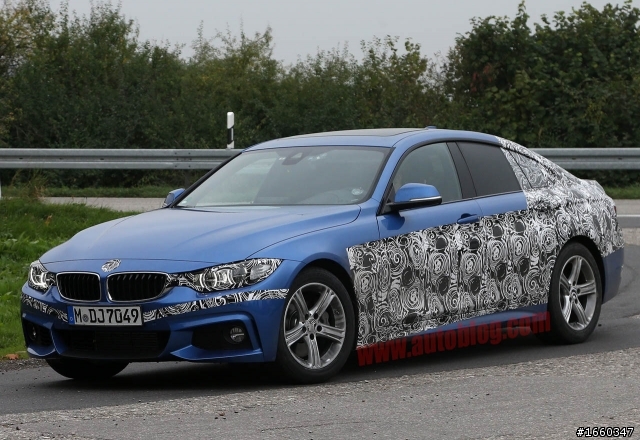 2015 BMW 4 Series Gran Coupe M Sport Spy Shots Photos