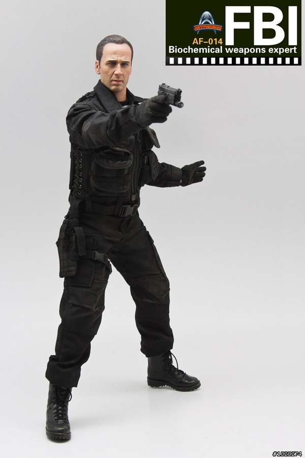 現在的12吋人偶越來越擬真了~秘境探險德瑞克+布魯斯威利+絕地任務尼可拉斯凱吉+女偶素體