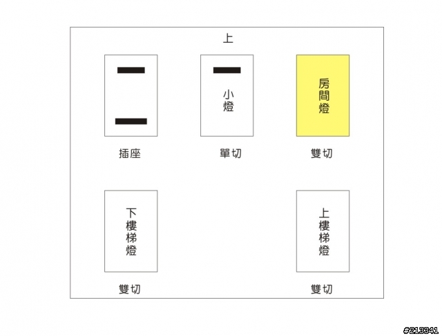 請教電燈開關雙切接法