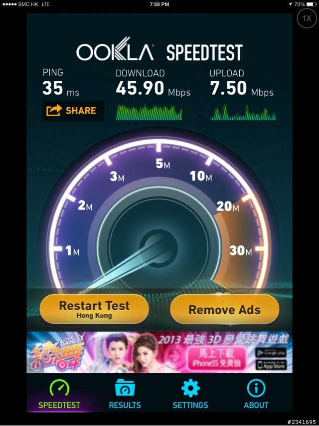 週末去了一天香港，試了他們的4G網絡，順便和大陸兩家電信公司比較。mini可支持亞太！