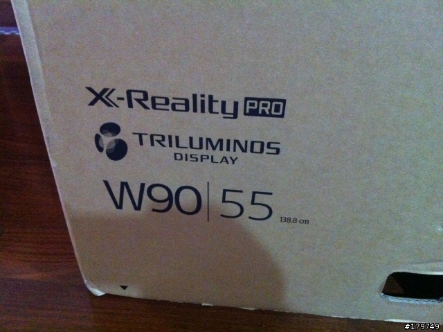 SONY KDL-55W900A...超簡陋開箱