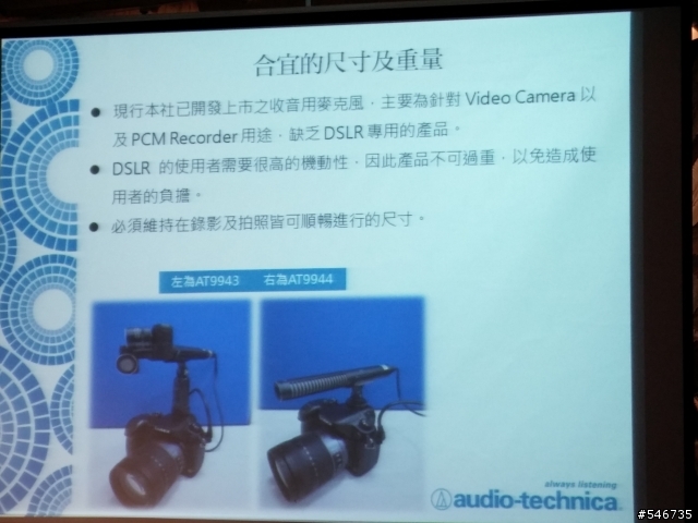 鐵三角絕對音域體驗會麥克風組-DSLR的順風耳