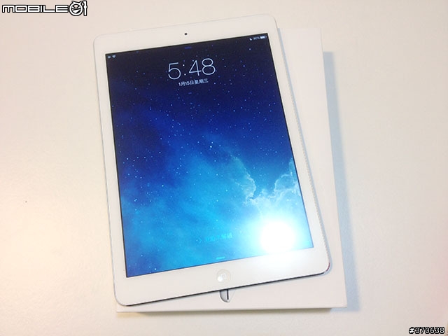 iPad Air陽春雙開箱+ozaki apple認證傳輸線