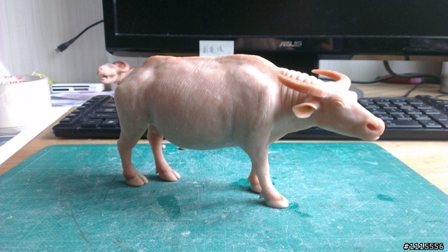 仿真動物原型製作-印度水牛
