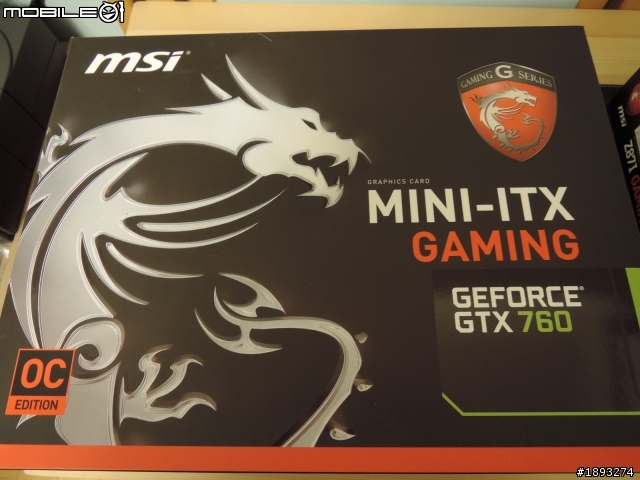 [開箱] 微星 GTX 760-ITX Gaming 短卡 + Z87I GAMING AC ITX 主機板