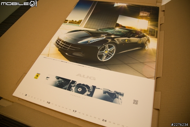 [開箱]2014 Ferrari Calender年曆分享