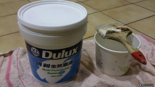 新舊牆面油漆DIY分享~ 得利全效合一乳膠漆