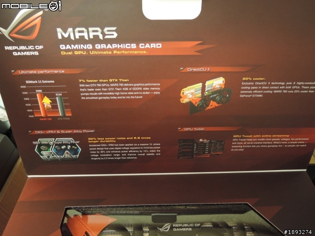 [開箱] ASUS 單卡雙核 MARS 新作 ROG MARS760-4GD5