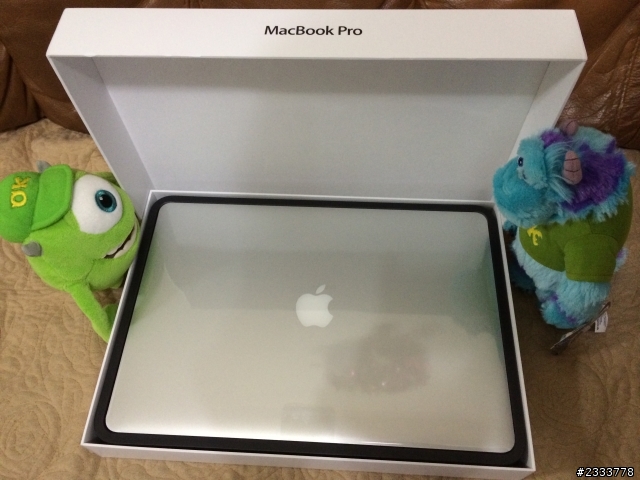 開箱文 macbook pro retina 15" 2013 late