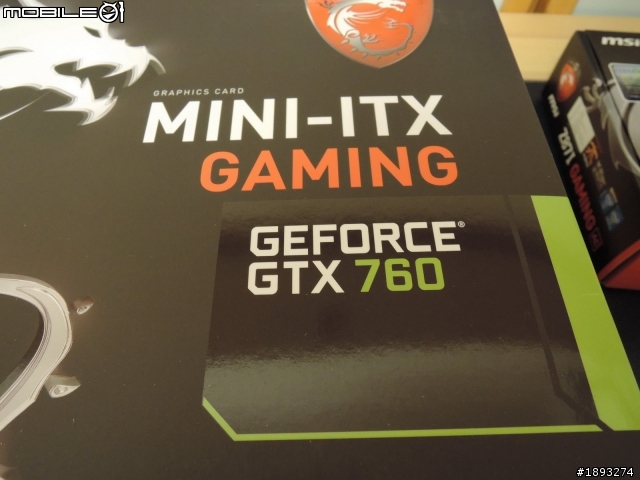 [開箱] 微星 GTX 760-ITX Gaming 短卡 + Z87I GAMING AC ITX 主機板