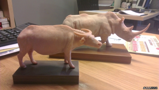仿真動物原型製作-印度水牛