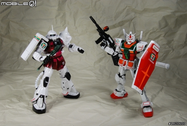 <圖片分享> 7-11_RX-78 Gundan & MS-06 Zaku II
