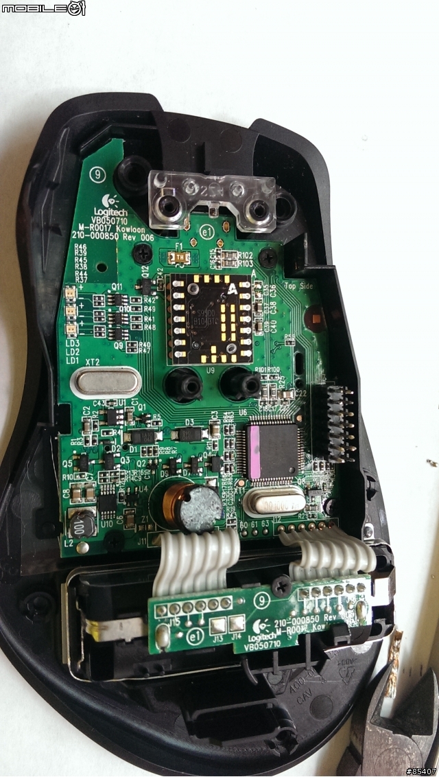 Logitech G700 更換滑鼠左鍵與右鍵日記, Left and right button replacement