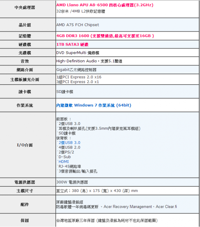 麻煩幫我比較一下兩台品牌電腦規格好壞