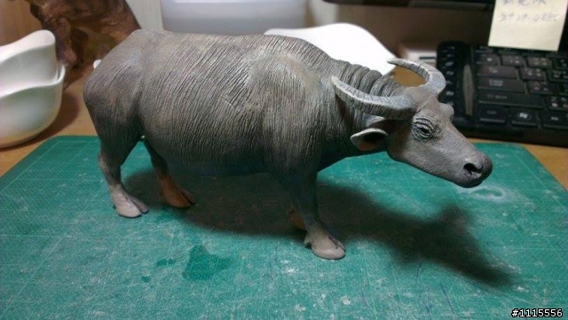 仿真動物原型製作-印度水牛