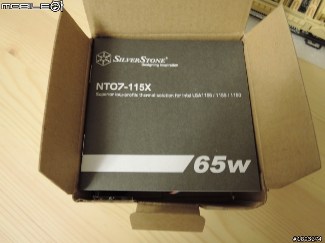 銀欣 CP11 薄纖SATA排線 + NT07-115X 散熱器