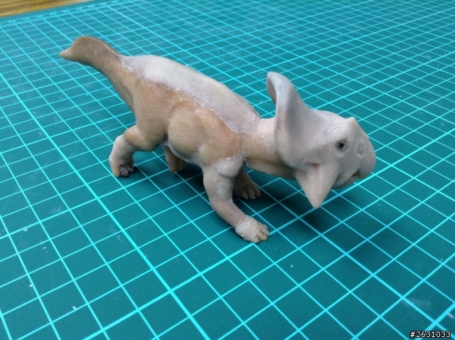 仿真動物原型製作～1/20原角龍