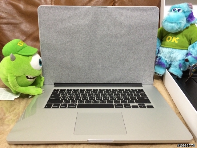 開箱文 macbook pro retina 15" 2013 late