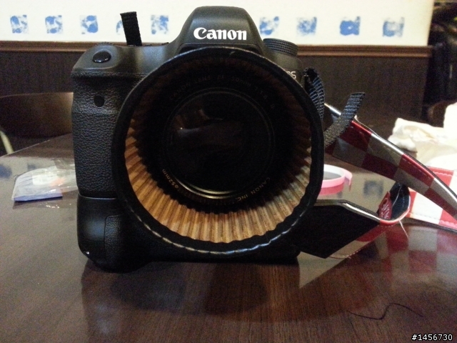 canon 50mm f1.8 免費遮光罩DIY