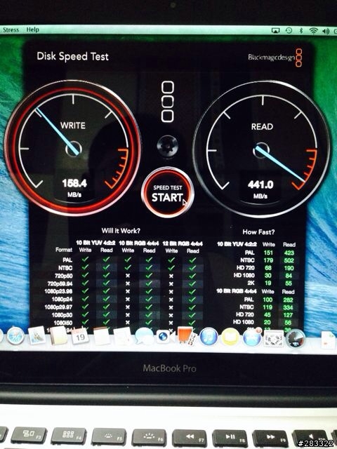 2013 MBP SSD雙碟速度差異