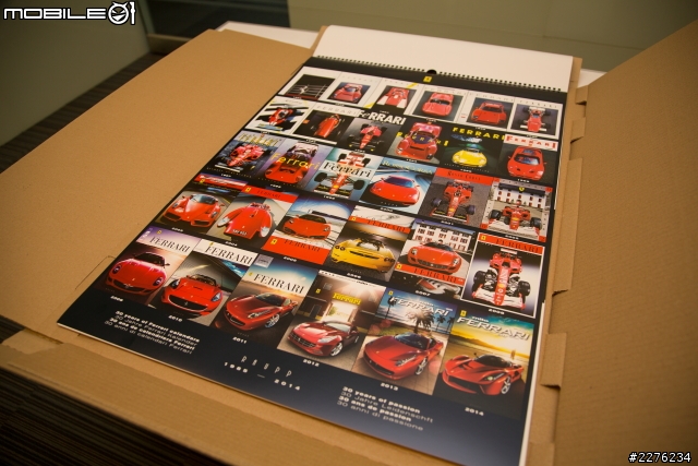 [開箱]2014 Ferrari Calender年曆分享