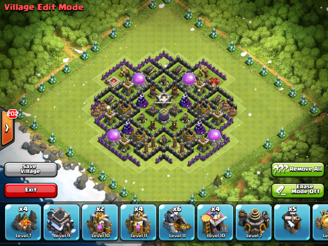 clash of clans th9 layout 九級主堡陣型二選一