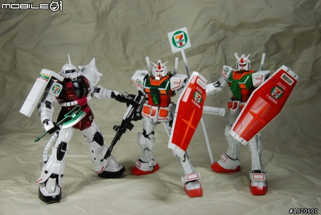<圖片分享> 7-11_RX-78 Gundan & MS-06 Zaku II