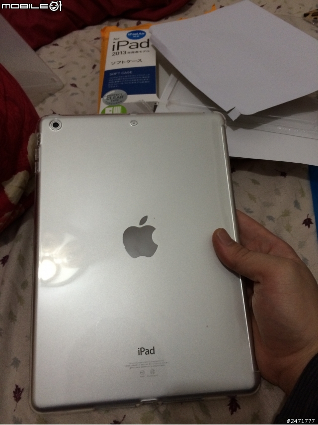 [開箱]iPad Air保護殼不專業開箱心得from+ScourPad+終於遠從日本到來拉~