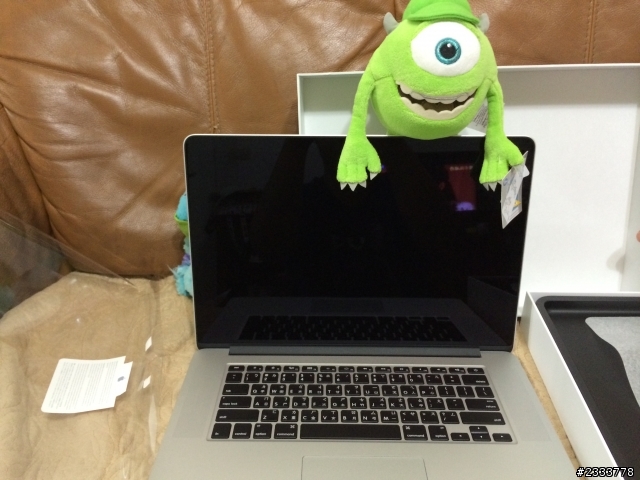 開箱文 macbook pro retina 15" 2013 late