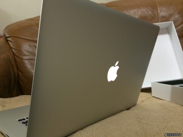 開箱文 macbook pro retina 15" 2013 late