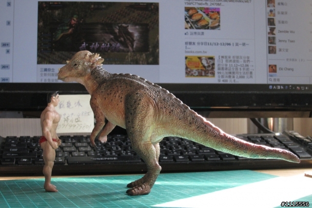仿真動物原型製作-厚頭龍