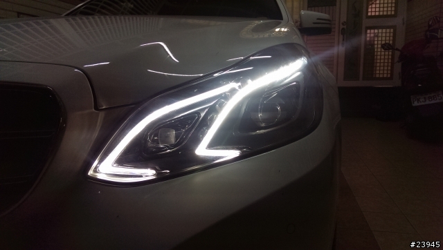 [開箱]E200 Avantgarde+智慧型頭燈+V-KOOL隔熱紙+MIO行車紀錄器安裝
