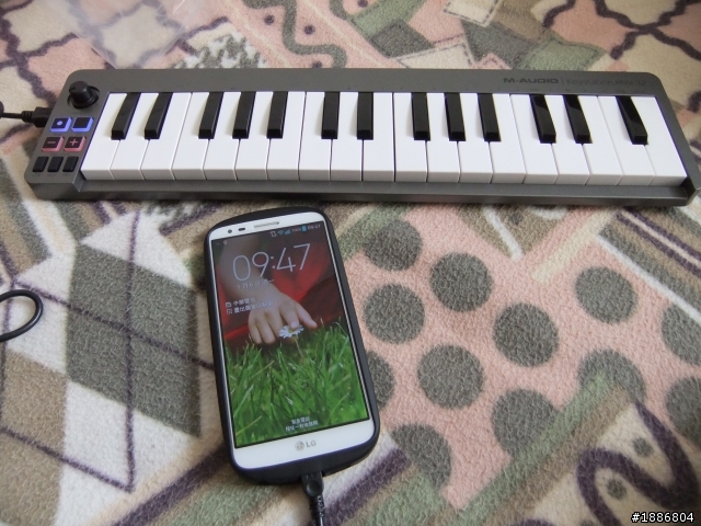 LG G2 用OTG和midi controller配對不到...