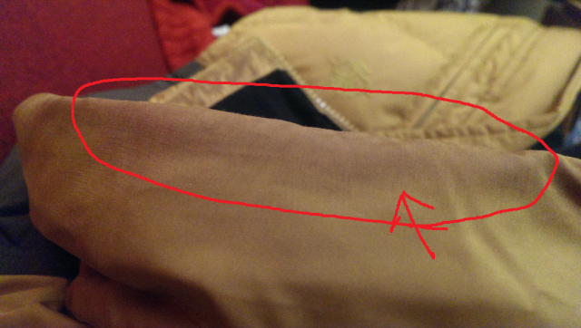 timberland羽絨背心領口污垢怎麼清???