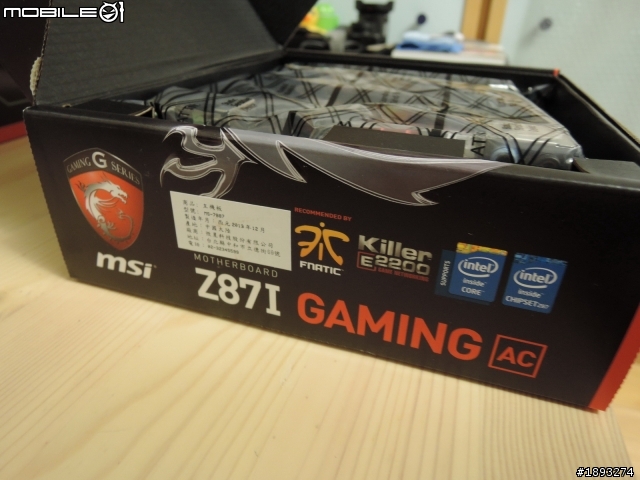 [開箱] 微星 GTX 760-ITX Gaming 短卡 + Z87I GAMING AC ITX 主機板