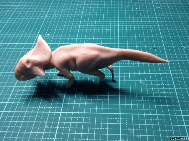 仿真動物原型製作～1/20原角龍