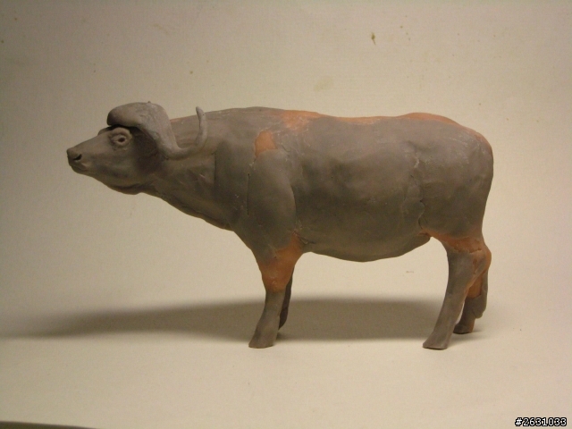 仿真動物原型製作～非洲水牛