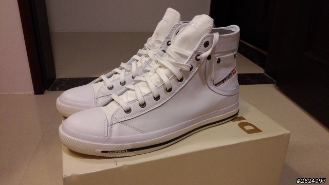 [開箱] Diesel Exposure Trainers 高統 帆布鞋