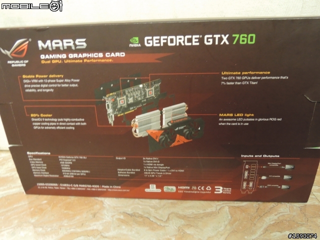 [開箱] ASUS 單卡雙核 MARS 新作 ROG MARS760-4GD5